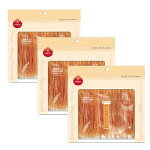 피니키 순육포 부드러운 닭고기 슬라이스 140g X3개 강아지간식