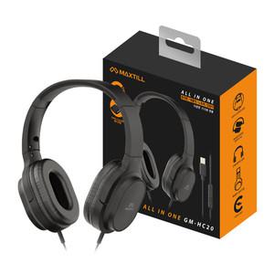 맥스틸 올인원 C타입 헤드셋 GM-HC20 / USB 변환젠더 포함 MAXTILL ALL IN ONE