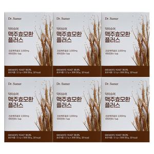 닥터슈머 맥주효모 환 플러스 3.1g x 30포 6개 / 써클