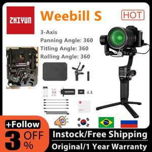 ZHIYUN WEEBILL S 3 축 짐벌 스태빌라이저, 미러리스 및 DSLR 카메라용, 소니 A7 III A6000, 니콘 파나소닉