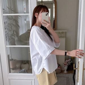 [신상오픈런]첼즈라 SS 헨리넥 7부 블라우스 노카라