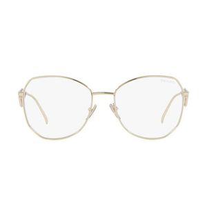 프라다 명품 송민호 실착 블루라이트 금테 빅사이즈 안경 PRADA PR 57YS ZVN08N