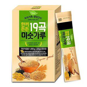 [오피스디포]하이네 한끼든든 19곡 미숫가루 20gx50T 하이네