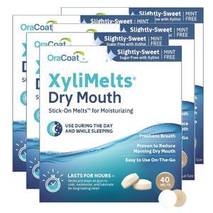 OraCoat XyliMelts 구강 건조  보습 접착  40개  x 5팩