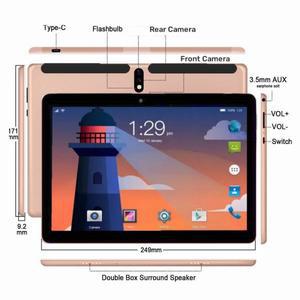 듀얼 SIM 카드 슬롯 듀얼 카메라 쿼드 코어 태블릿 PC, C타입 3GB RAM, 32GB ROM, 10.1 인치 T960 안드로이