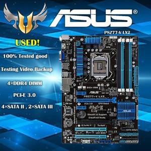 Asus 데스크탑 마더보드 Z77 소켓, P8Z77-V LX2, LGA 1155, i3, i5, i7, DDR3, 32G, SATA3, USB3.0, ATX