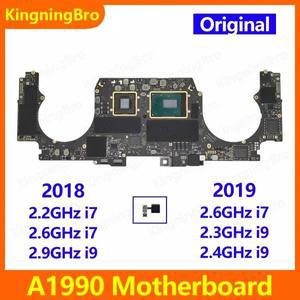 맥북 프로 레티나 15 인치 A1990 로직 보드 i7 i9 2018 2019 년용 정품 마더보드, 820-01041-A 820-01814-A