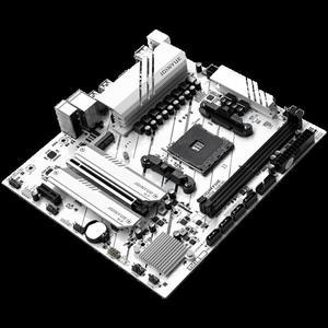 JGINYUE AMD B550 M-ATX 마더보드, Ryzen R5 4000/5000 시리즈 프로세서 지원, DDR4 RAM 데스크탑 PC PCI-E