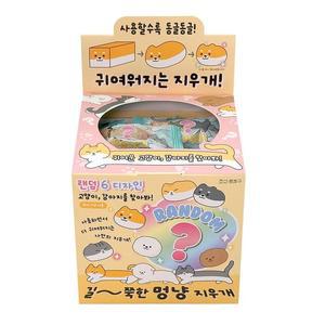 [일정문구] 멍냥이 길쭉한 랜덤 지우개  36개(박스)