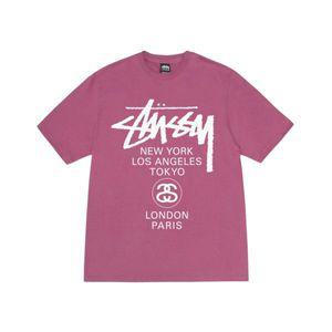 [정품아닐시3배보상] 스투시 월드투어 티셔츠 베리 2024 Stussy World Tour T-Shirt Berry 2024
