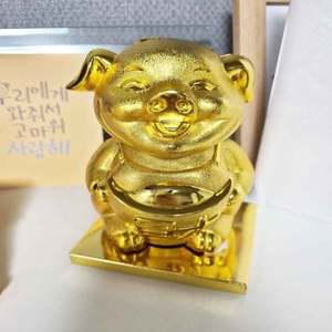 홀렌 복을부르는 황금돼지 저금통 중형