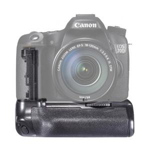 BG-70D 80D 수직 배터리 그립 홀더 Canon EOS DSLR 카메라 교체 as