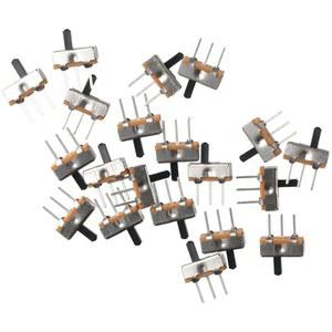 4MM 마운트 수직 손잡이 20 브레드보드 전자 패널 보드용 PCB 토글 슬라이드 개 소형 아두이노