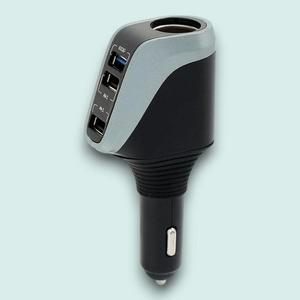 [HYIJS3BZ_4B]게더릭 차량용고속충전기 USB 3포트 시거잭
