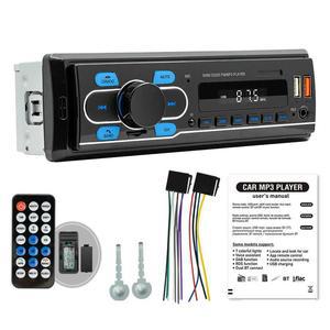 자동차 CD MP0 라디오 스테레오 USB SD 입력 ISO 포트 블루투스 오토 1 Din 테이프 녹음기 MP3