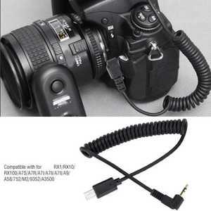 카메라 리모컨 릴리즈 원격 셔터 연결 케이블 A58 NEX-3N A7 A3000 A5000 A6000 RX10 0 I HX300 2.5mm