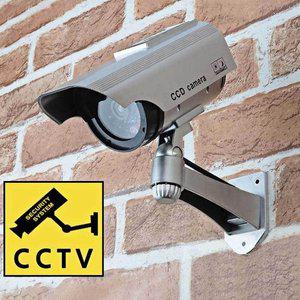 원통 돌출형 광 충전식 모형카메라 가짜CCTV (WFGNBR6)