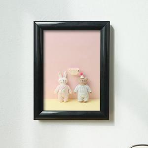 [BZFK9JK0_51AJ]스냅액자5R 검정 164x212 A4350 사진 그림
