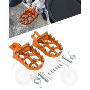 BAOFF 모터사이클 풋 페그, 풋페그 페달레스트 CNC 알루미늄, 미니 자전거 MSX 125 그롬 2013-2024 /몽키 2020-2024 /베이더 2020-2024-오랑용 스프링 래치 포함