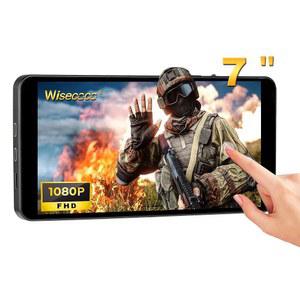 와세코코 7인치 휴대용 모니터 1080P FHD 포켓 터치스크린 디스플레이 게이밍 박스용 /PS4 /XBOX 호환용 /스위치