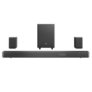 무선 서브우퍼, 500W, 돌비 애트모스, 블루투스 5.3, 이지플레이, 4K HDMI 패스스루, Roku TV 레디, DTS:X, HDMI /AUX /ARC /광학적 /USB, 7가지 EQ 모드 포함 Hisense AX5125H 5.1.2Ch 사운드
