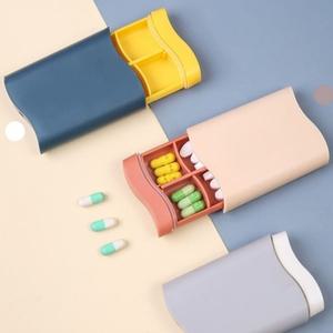 슬라이드 칸막이 알약통 핑크 (WEAFC51)