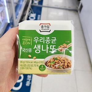 종가집 우리종균 국산콩 생나또 48g x 2개입 P0037_0003
