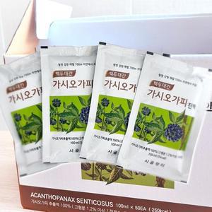 추석선물세트 국내산 가시오가피즙 100ml 55포