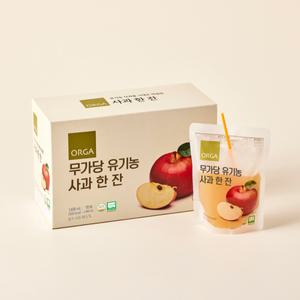 [롯데백화점]올가홀푸드 [ORGA]무가당 유기농 사과 한잔 (140mlx10EA)