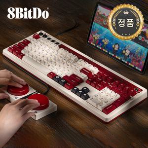 [국내정품] 8Bitdo 레트로키보드 타자기 무선 기계식 키보드 풀배열 F 영일 백축V2