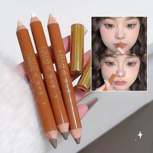 하이라이터 입체적 블러셔 브라이트닝 컨투어링 메이크업 양면 윤곽 조각 볼륨 펜, 교정기, 코 쉐이딩 자연스러운 스틱, 볼터치