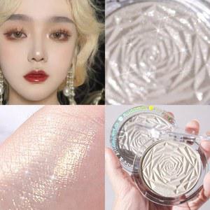 하이라이터 볼터치 컨투어 쉬머 진저 일루미네이터, 블러셔 메이크업 글리터 , 페이스 쉐이딩 파우더 다이아몬드 팔레트, 6색,