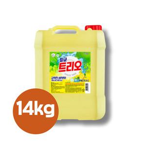 주방세제 항균 트리오 14kg 말통 업소용