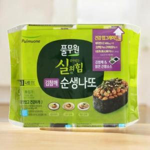 풀무원 김참깨 순생나또 43.5gx8입 348g 건강식 식사대용 낫또 1세트