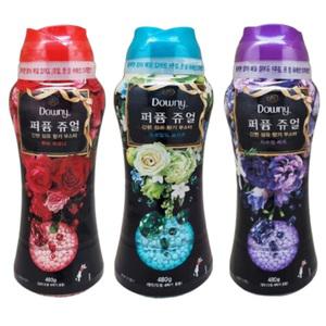 다우니 퍼퓸쥬얼 480g 방향제 12주지속 세탁 퍼퓸 향기 촉진제 부스터 3종 택1