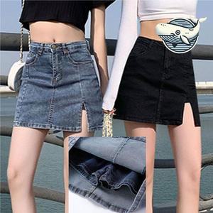 [피커]멜빵청치마 트임 디테일 데일리