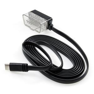 자동차 헤드 업 디스플레이 HUD Type-C 용 obd2 케이블 연결 케이블 obd2 어댑터 운전 레코더 자동차 액세