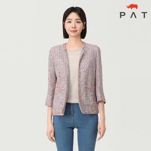 [PAT 여성] 테이프 디테일 트위드 자켓_1I41204