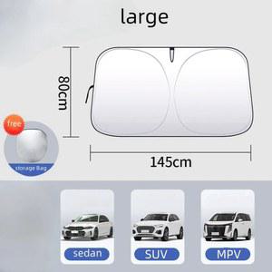 자동차 커버 스타일링 앞유리 차양 자동 창문 UV 쉐이드 접이식 액세서리 차단 커튼 바이저 보호대