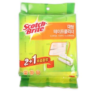 3M 대형 테이프 클리너 (리필)/리필/교체용/크리너/청소/먼지/머리카락/동물/털/제거기/돌돌이/청소기/롤
