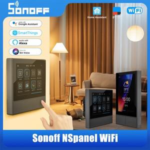투야 스마트봇SONOFF NSPanel 스마트 홈 컨트롤패널 온도 조절 전력 소비 DIY 장면 벽 스위치 모듈 모든 So