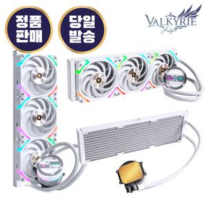 -발키리 GL360 ARGB 화이트 CPU 수냉쿨러 3열 라디에이터