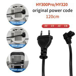 프로젝터 용품 전원 코드 AC 충전 케이블 HY300 프로젝터 EU US AU UK 플매트 카펫 러그 HY320mini 1.2m