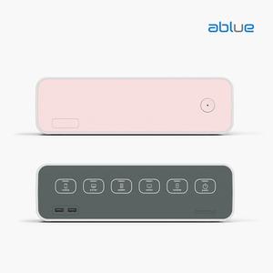 에이블루 박스탭 디자인 멀티탭 콘센트 케이블 전선 정리함 원스위치 일반형 (AB501)