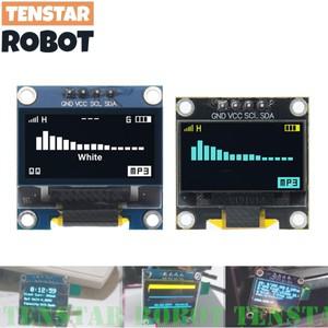 TENSTAR 0.96 인치 OLED SSD1306 흰색파란색노란색 128X64 IIC I2C 직렬 디스플레이 모듈 12864 LCD 스크린