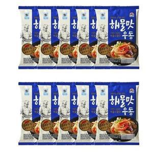 사조 대림 해물맛우동 212g 10개 아이 국수 야식 캠핑