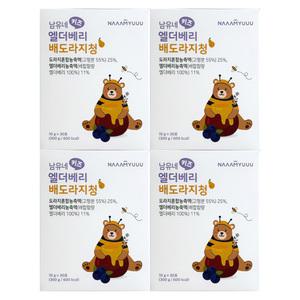 남유네 키즈 엘더베리 배도라지청 스틱 12g x 30개입 4개 / 써클