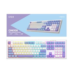 키스킨증정 콕스 COX CMK108 USB 저소음 게이밍 사무용 멤브레인 키보드 화이트
