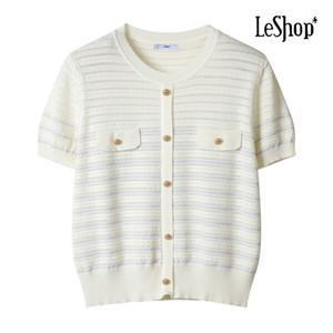 [르샵] BP4KP031A 라운드 물결 반팔 니트