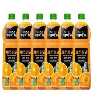 미닛메이드 제주감귤 펫1.5L 12개